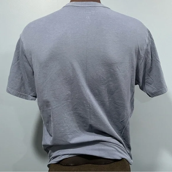 Birddogs Pocket T Shirt Men XL Blue Crew Neck Short Sleeves Logo Stretch - Picture 5 of 6